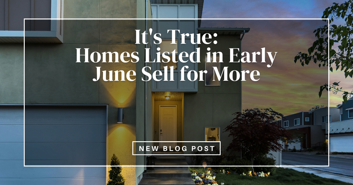 Canadian Homes Listed in Early June Sell for More